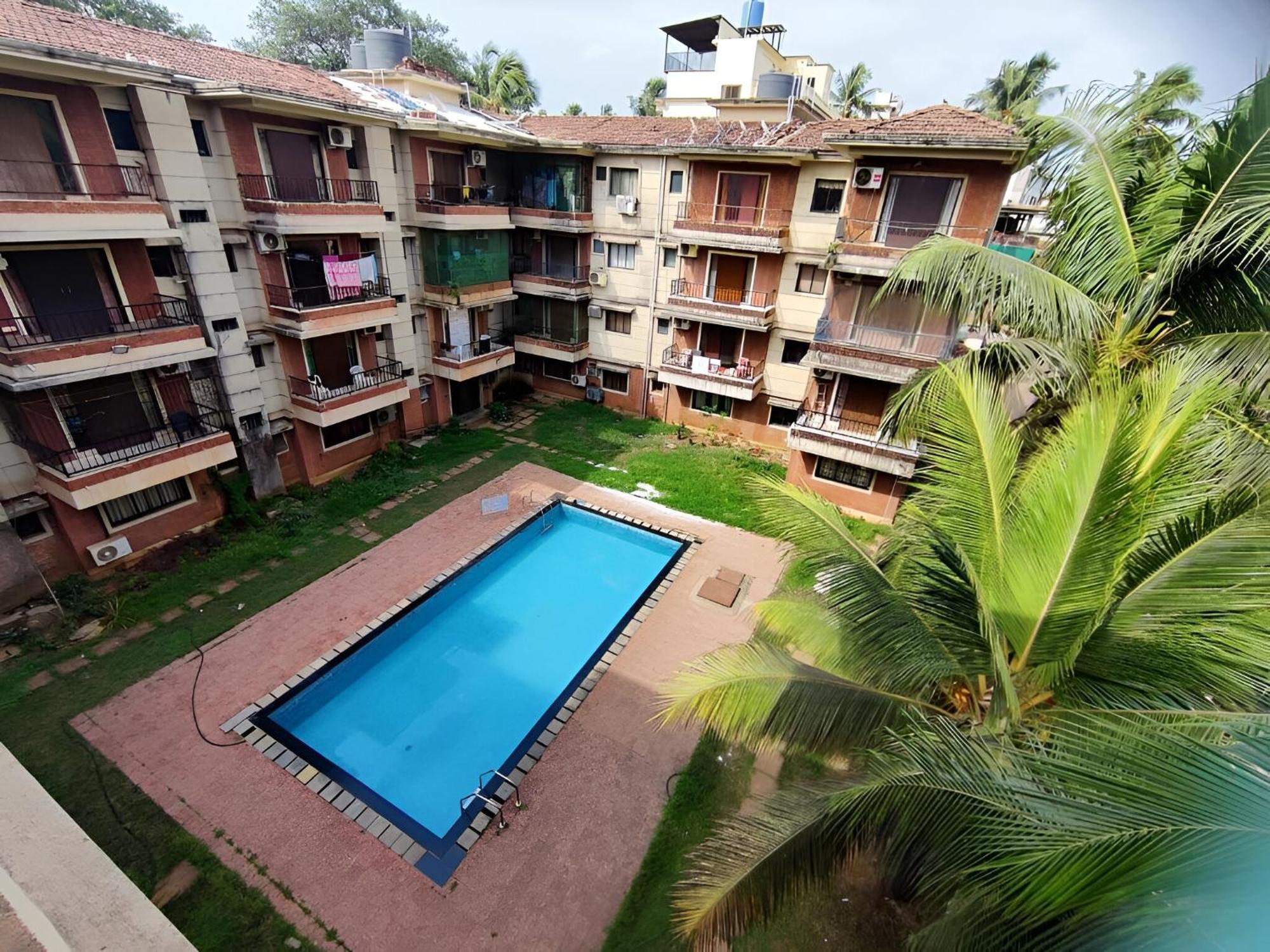 Ronne'S 2Bhk Lagoon Apartment -Calangute Exteriör bild